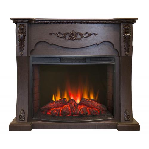 Каминокомплект Real Flame Olivia (темный орех)+Evrika 25,5 Каминокомплект Real Flame Olivia (темный орех)+Evrika 25,5 в Якутске