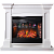 Каминокомплект InterFlame Мадея (белый)+Panoramic 25 Led FX