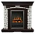 Каминокомплект Dimplex Glasgow белый (темный дуб)+Viotta