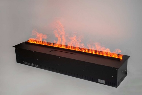 Электроочаг Schönes Feuer 3D FireLine 1000 Pro со стальной крышкой в Якутске