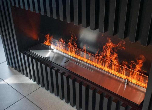 Электроочаг Schönes Feuer 3D FireLine 1000 со стальной крышкой в Якутске
