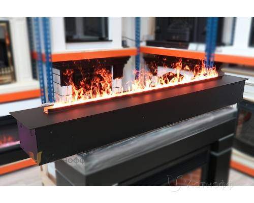 3D электроочаг Real Flame Line-S 150 3D Matte Black в Якутске