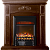 Каминокомплект InterFlame Марго (темный дуб)+Fobos Black