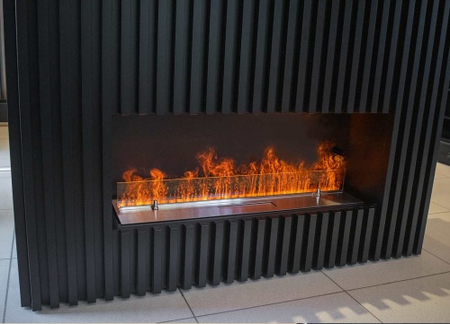 Электроочаг Schönes Feuer 3D FireLine 1000 со стальной крышкой в Якутске