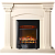 Каминокомплект InterFlame Афина (бежевый)+Fobos Black