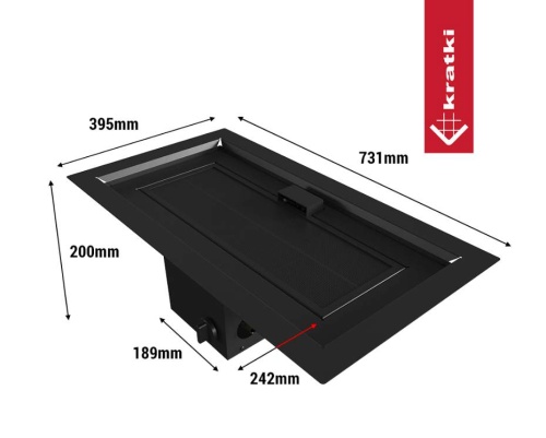 Горелка газовая Kratki AQF/06/G31/37MBAR Горелка газовая Kratki AQF/06/G31/37MBAR